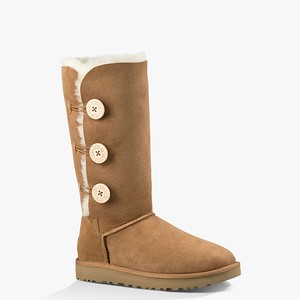 Ugg Bailey Button Triplet II Women Classic Boots Brown (4587KWOJF)